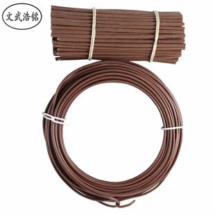 扎竹片绑通风管捆光纤工具扎带 200米铁芯胶线圆 1.2圆扎线带铁丝