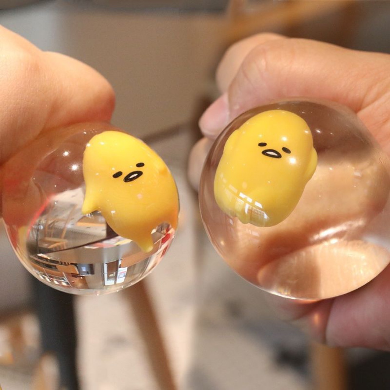 日本蛋黃哥捏捏乐水蛋懒蛋蛋发泄球鸡蛋解压玩具减压水煮鸡蛋