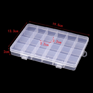 透明塑料盒多格固定 首饰收纳盒 整理盒工具储物PP盒各种收纳 包装