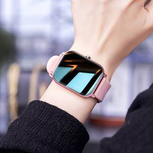 高端牙网购物商场苏宁电器v适用苹华为于果女士智能手表蓝官电奢