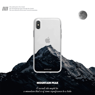 x硅胶iPhone11手机壳xsmax苹果7plus 原创ins阿尔卑斯山适用Xr