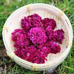 无添加无染色花草茶500g一斤沙漠玫瑰花干 新疆和田紫玫瑰花茶