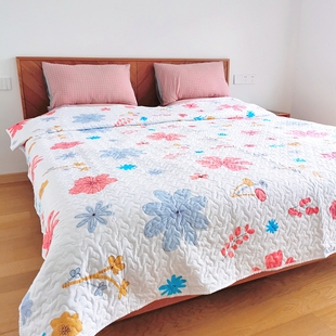 可折叠 被多功用床盖榻榻米床垫褥铺沙发韩式 绗缝床单双面夹棉四季