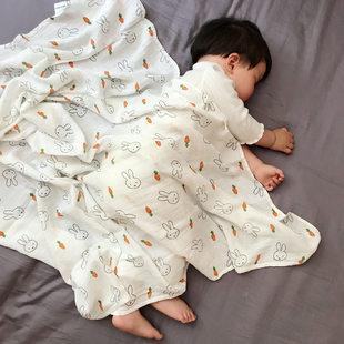 ins宝宝竹纤维纱布包巾超软 初生婴儿盖毯抱被薄款 空调毯 毯子夏季