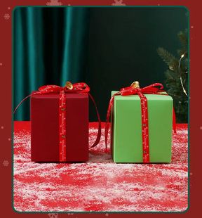平安夜苹果礼盒圣诞节礼物小礼品袋平安果盒儿童糖果盒苹果盒子
