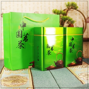 空礼盒绿茶500克通用礼品袋250g礼盒500g茶叶包装 铁罐红茶茶包装