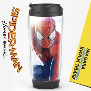 Man蜘蛛侠英雄归来电影周边纪念品赠品水杯子 Spider 影院礼品