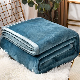 加厚床单 法兰绒珊瑚绒毛毯铺床毯子毛巾被沙发毯办公室午睡毯冬季