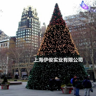 饰 大型框架圣诞树4米5米6米7米8米9米10米12塔形铁架结构圣诞树装