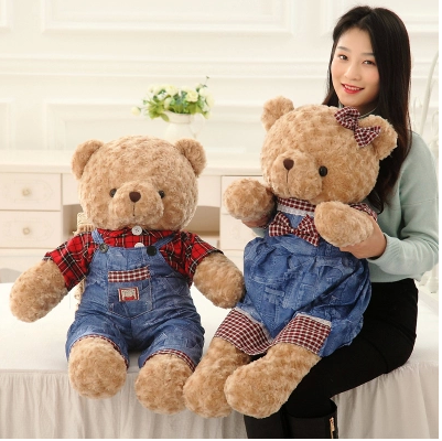 泰迪熊毛绒玩具布娃娃情侣抱抱熊生日礼物女 克拉恋人唐嫣米朵同款