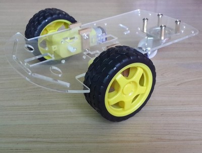 电子大赛车模 避障 遥控 蓝牙arduino 寻迹 智能测速小车底盘