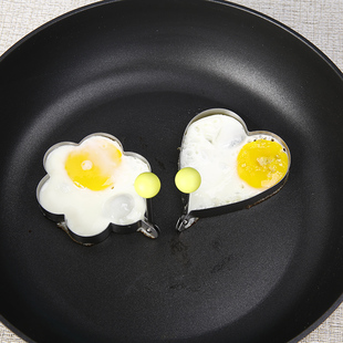 创意煎蛋模具 荷包蛋磨具爱心型煎鸡蛋模具 加厚不锈钢煎蛋器模型