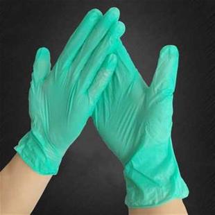 tanrMonitrile rubbe 推荐 disposable Thickened Blue gloves PVC