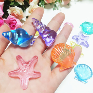 亚克力海洋生物宝石儿童过家家玩具游乐场海底抓水晶奖励小孩分享