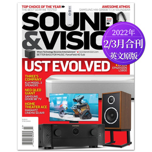 现代音响技术 美国视听音频音乐杂志国外英文英语杂志期刊 2022 单期可选 23年月刊 Sound&Vision