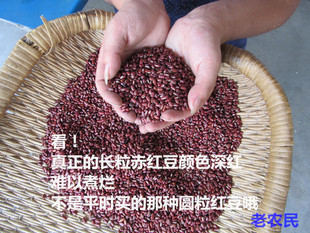 小红豆农家自种天然绿色红豆赤小豆 神农架特产正宗长粒赤红豆