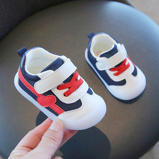 小溜宝婴儿鞋 子 1岁2女宝宝学步鞋 2023秋季 男童软底防滑单鞋 新品