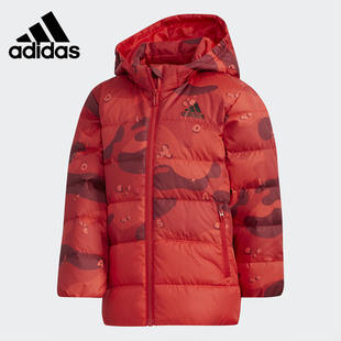 Adidas 小童LK J短款 冬季 EH4140 AOP 阿迪达斯正品 羽绒服 DOWN
