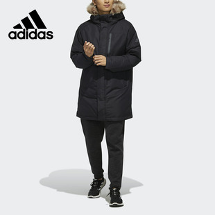 EH3975 2022男子冬季 户外长款 休闲保暖羽绒服 阿迪达斯正品 Adidas