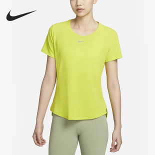 308 夏季 女子圆领透气休闲运动短袖 T恤DD0619 耐克正品 Nike