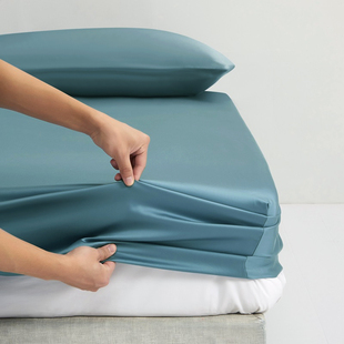 高端100莱赛尔天丝床笠单件单双人床罩防滑固定席梦思保护套夏季