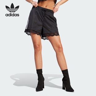 Adidas 女子运动休闲梭织短裤 三叶草时尚 II5605 阿迪达斯正品