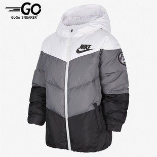 秋季 Nike 100 大童保暖羽绒服连帽外套 耐克 CT0604 正品