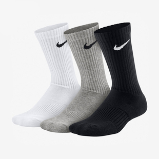Nike 耐克正品 运动棉高筒袜吸汗透气长筒袜子SX4719 冬季