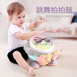 优乐恩宝宝音乐手拍鼓6 3岁婴幼儿童玩具拍拍鼓 12个月1