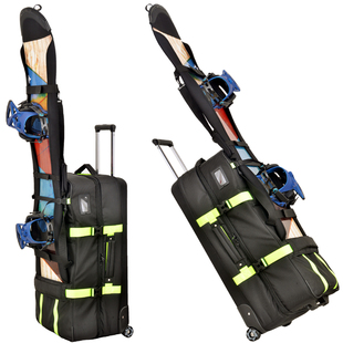 sXnXoXw单板拉杆箱可托运滑雪拉杆箱滑雪行李箱带轮可插单板双板