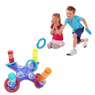 大号儿童充气十字架套圈投掷套圈圈玩具幼儿园休闲运动游戏道具