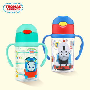 吸管杯宝宝幼儿园小孩水杯防摔便携水壶 托马斯婴幼儿儿童水杯夏季