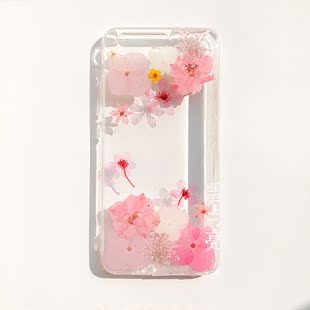 夏之恋歌 真花 适用于苹果iphoneXs 12清新 永生花手机壳 雪与亮