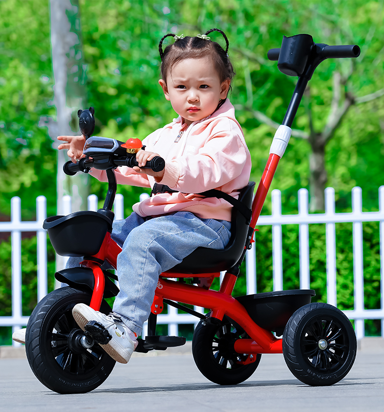 6岁小孩婴儿手推车遛娃童车宝宝自行车 儿童三轮车脚踏车1