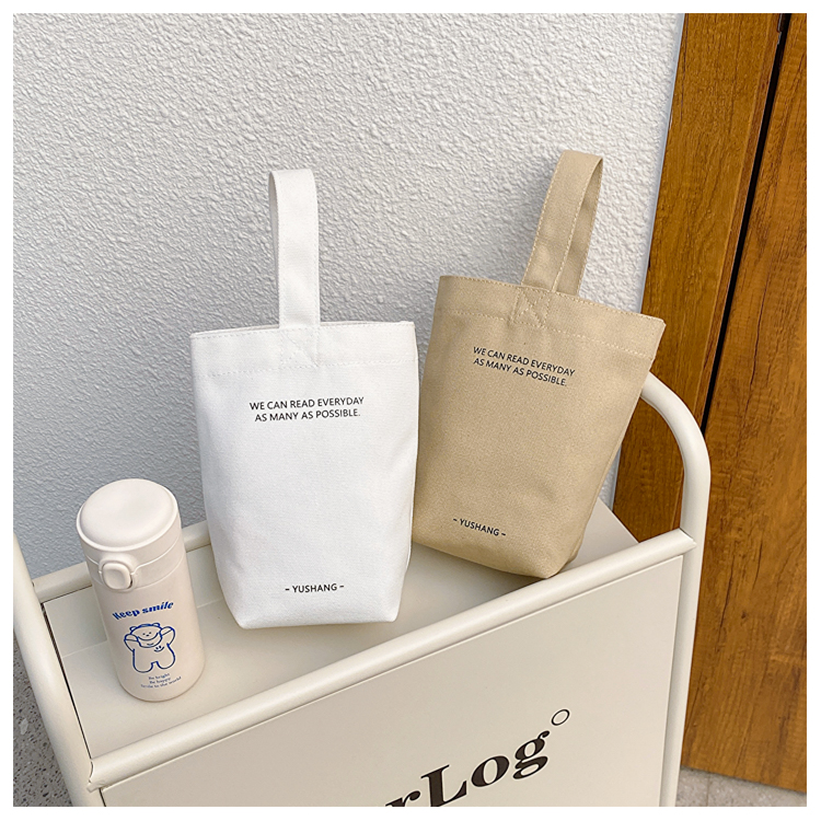 小布包包手提迷你帆布包儿童咖啡水杯袋子可定制空白加急 新款