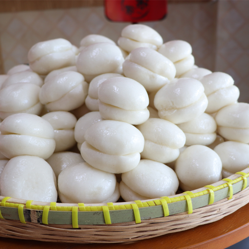 宁波特产传统手工小吃糕点糯米糕发糕零食 象山酒酿米馒头2斤袋装