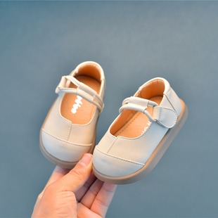 女童单鞋 女宝宝公主鞋 3岁 婴儿学步鞋 软底防滑小童鞋 春秋小皮鞋
