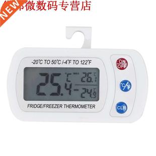 Hygrometer Koelkast LCD Temperatuursensor Opknoping Muur