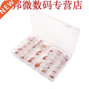 568Pcs Box Flat With Sizes Set Seal Washers Copper Ring