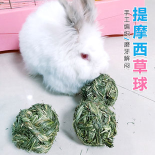 兔子解闷玩具草球宠物兔兔生活用品龙猫荷兰猪咬啃磨牙零食胡萝卜