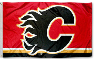 外贸卡尔加里火焰队队旗帜车旗系列NHL Car Flames Flag Calgary