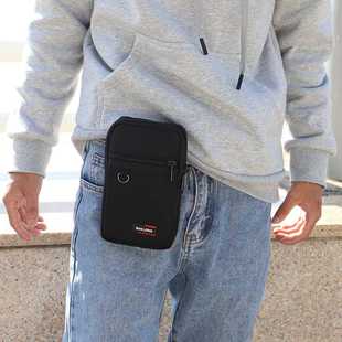 手机袋腰带挂包单肩挎包工地干活零钱包 手机包男腰包户外旅游竖款