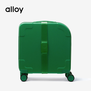 alloy青蛙黄绿色行李箱拉杆箱运动万向轮pc皮箱乐几21寸登机 新款