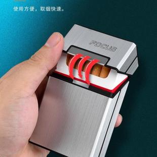 烟盒男可携式 铝合金烟盒个性 创意个性 定制刻字金属软{ 高档20支装