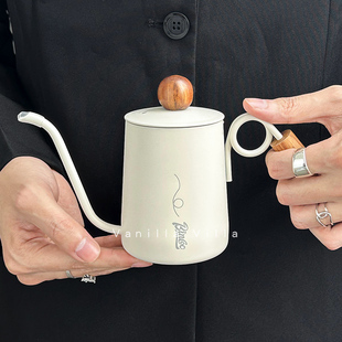 咖啡器具 指环手冲咖啡壶家用304不锈钢户外长嘴细口壶挂耳滴滤式
