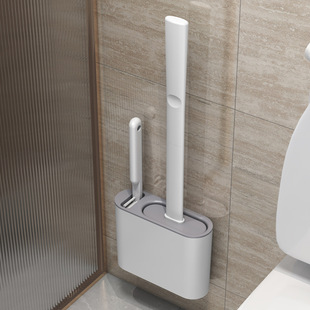 无死角洗厕所神器刷子壁挂家用卫生间清洁套装 硅胶马桶刷2023新款