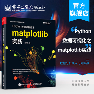 官方旗舰店 Python编程语言入门 数据分析从入门到实战系列 python基础教程python程序设计教材 Python数据可视化之matplotlib实践