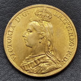 英国维多利亚女王纪念章马剑骑士仿古硬币铜币打火机贴创意小礼品