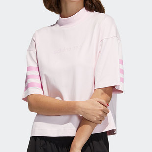 新款 Adidas T恤GP5470 neo 阿迪达斯正品 女子休闲运动短袖 春季
