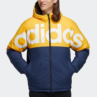 Adidas 男女同款 Neo 双面穿保暖羽绒服H45285 阿迪达斯正品